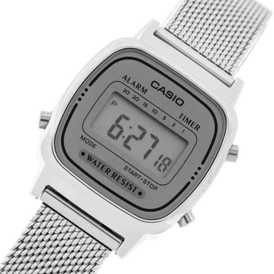 Casio Vintage Mesh Strap Ladies Watch LA670WEM-7 LA670WEM-7DF