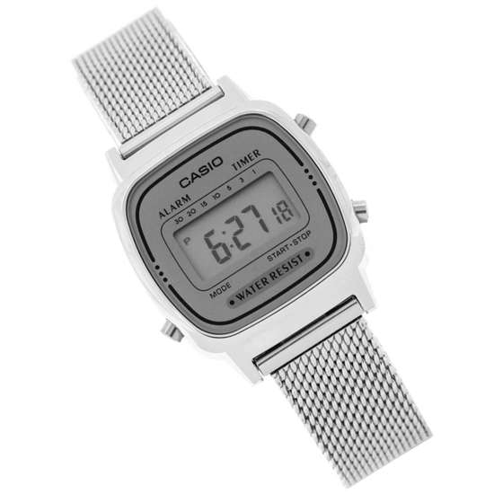 Casio Vintage Mesh Strap Ladies Watch LA670WEM-7 LA670WEM-7DF