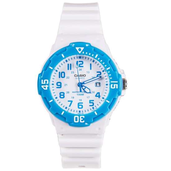 Casio Youth White Blue Watch LRW200H-2B LRW-200H-2BV