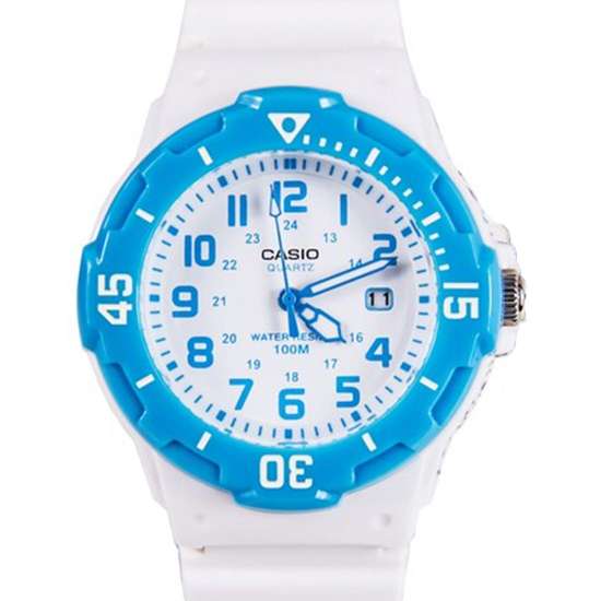 Casio Youth White Blue Watch LRW200H-2B LRW-200H-2BV