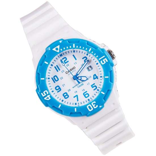 Casio Youth White Blue Watch LRW200H-2B LRW-200H-2BV