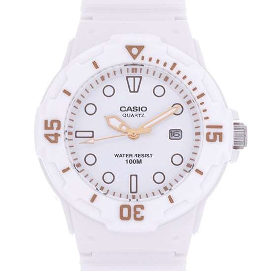 Casio LRW-200H-7E2V LRW200H-7E2 Ladies White Casual Watch
