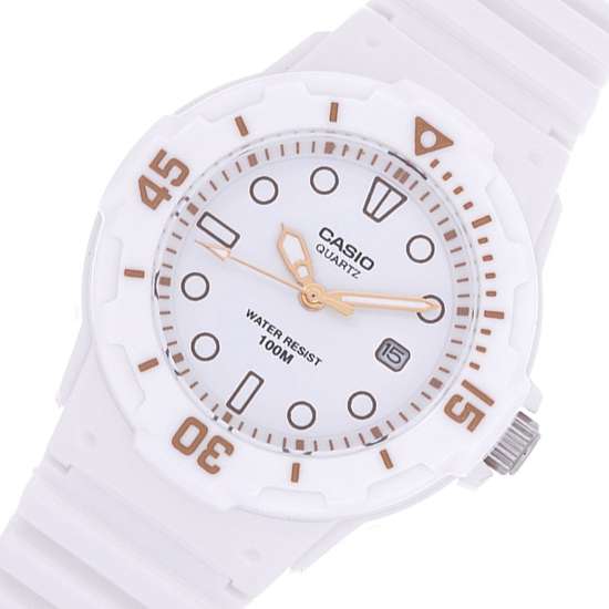 Casio LRW-200H-7E2V LRW200H-7E2 Ladies White Casual Watch