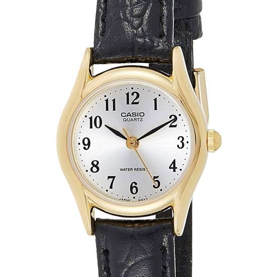 Casio Quartz Ladies Leather Watch LTP-1094Q-7B2 LTP1094Q-7B2