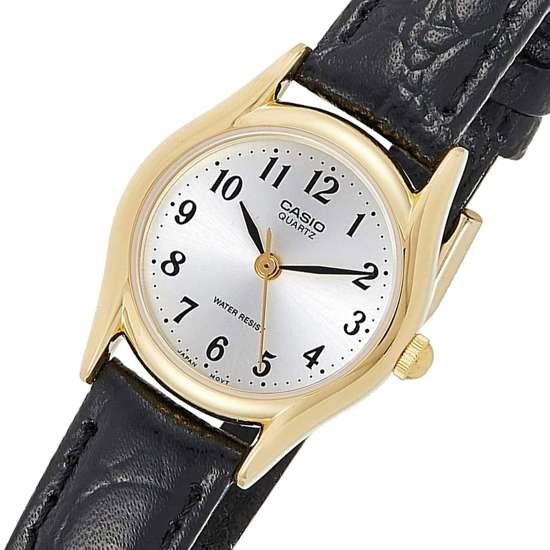 Casio Quartz Ladies Leather Watch LTP-1094Q-7B2 LTP1094Q-7B2
