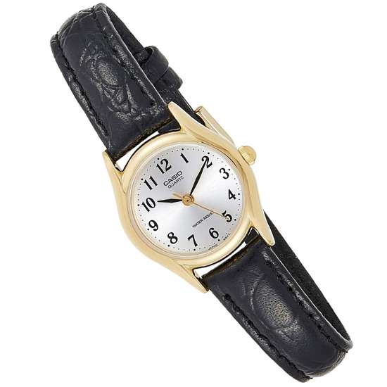 Casio Quartz Ladies Leather Watch LTP-1094Q-7B2 LTP1094Q-7B2