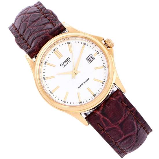 Casio Ladies Leather Casual Watch LTP-1183Q-7A LTP1183Q-7