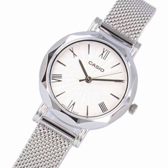 Casio Ladies LTP-E411M-7A LTPE411M-7A Fashion Mesh Casual Watch