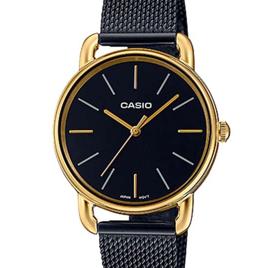 Casio Ladies LTP-E412MGB-1A LTPE412MGB-1A Black Dress Watch