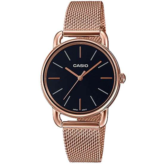 Casio Ladies LTP-E412MPG-1A LTPE412MPG-1A Pink Gold Dress Watch