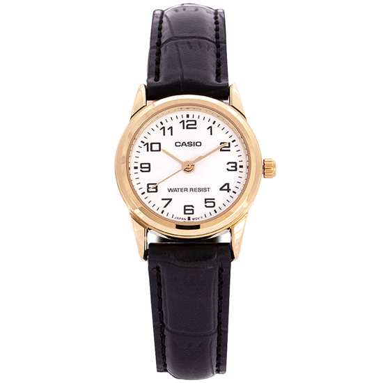 Casio Ladies Leather Casual Watch LTP-V001GL-7B LTPV001GL-7B