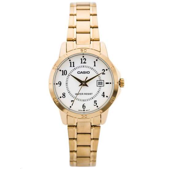 Casio Ladies Classic Gold Watch LTP-V004G-7B LTPV004G-7B