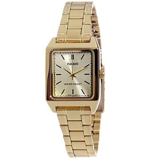 Casio LTP-V007G-9E LTPV007G-9E Female Gold Dress Watch