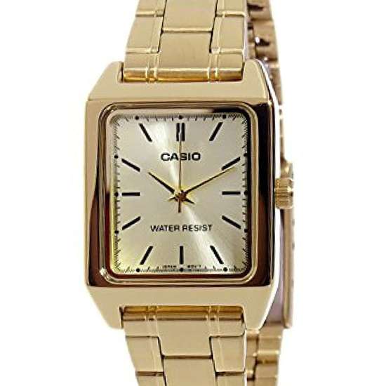 Casio LTP-V007G-9E LTPV007G-9E Female Gold Dress Watch