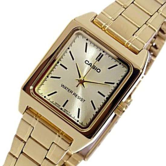 Casio LTP-V007G-9E LTPV007G-9E Female Gold Dress Watch