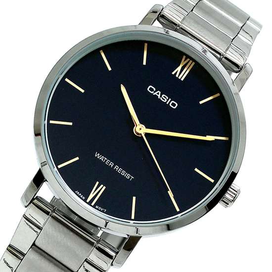 Casio LTP-VT01D-1B LTPVT01D-1B LTP-VT01D-1BUDF Ladies Stainless Steel Watch