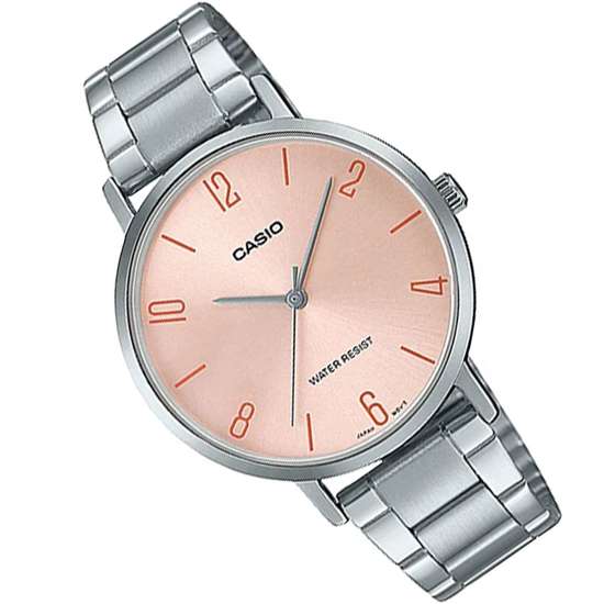Casio LTP-VT01D-4B2 LTPVT01D-4B2 LTP-VT01D-4B2UDF Ladies Stainless Steel Watch