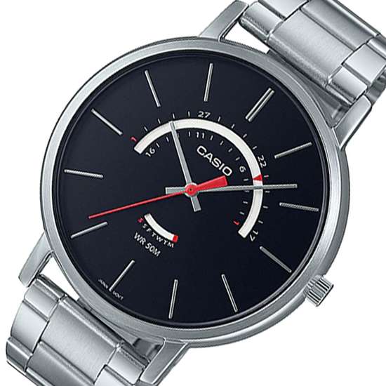 Casio Quartz MTP-B105D-1AV MTPB105D-1A Male Stainless Watch