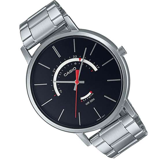Casio Quartz MTP-B105D-1AV MTPB105D-1A Male Stainless Watch