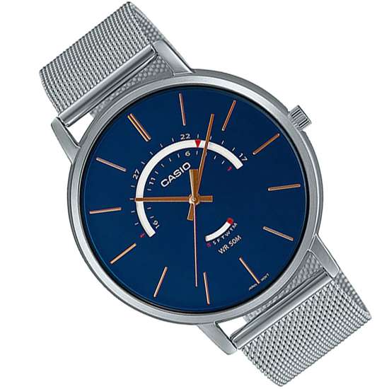 Casio Mesh MTP-B105M-2AV MTPB105M-2A Male Quartz Watch