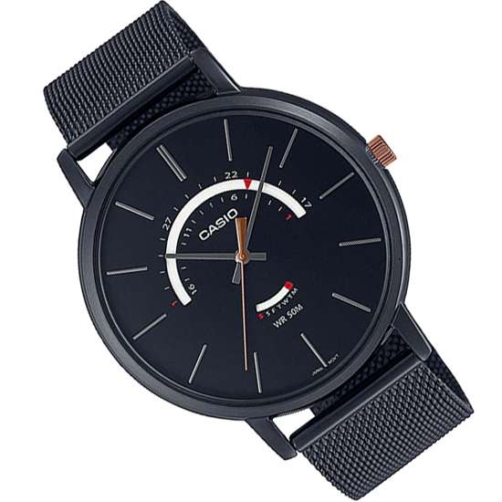 Casio Mesh MTP-B105MB-1AV MTPB105MB-1A Male Quartz Watch