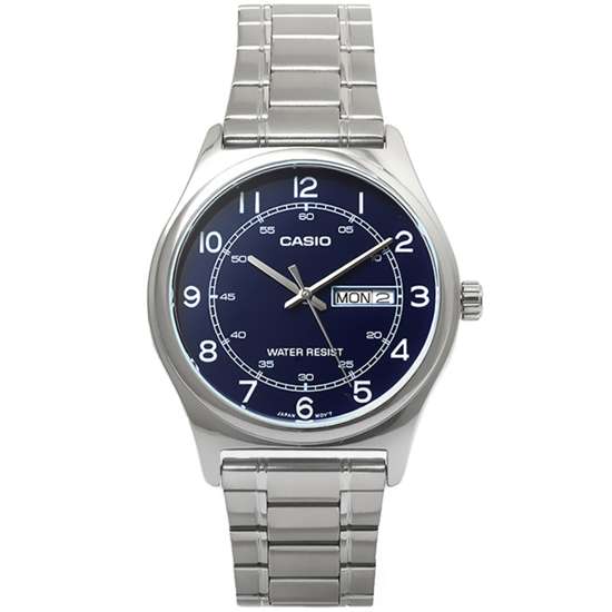 Casio Blue Dial Easy Reader MTP-V006D-2B MTPV006D-2B Mens Casual Watch
