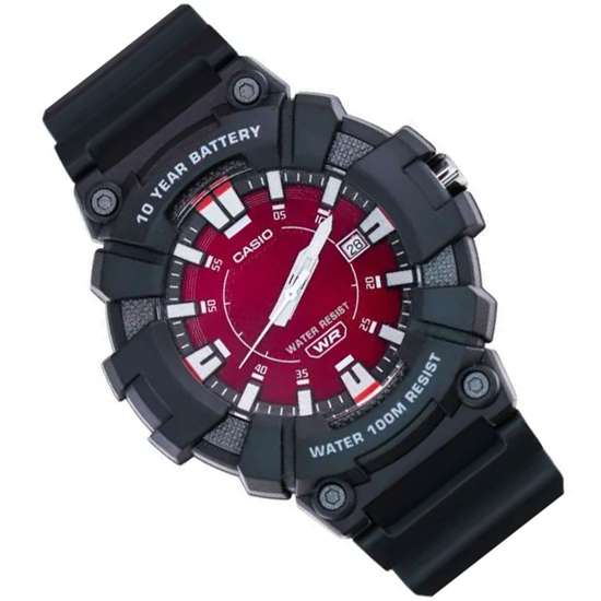Casio Youth Red Dial Analog MW-610H-4A MW610H-4A Sporty Watch