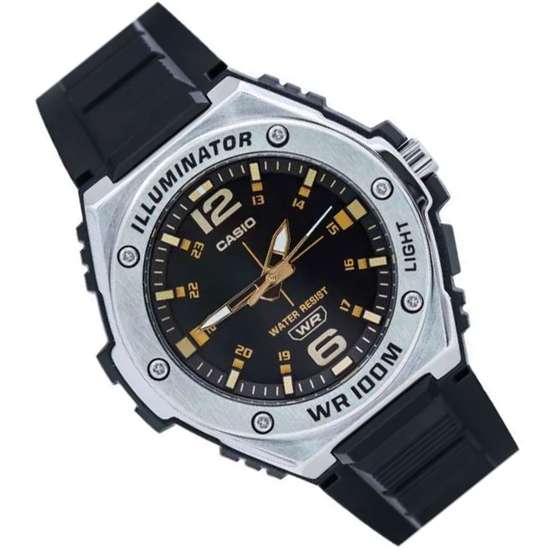 Casio Classic Sporty Black Dial MWA-100H-1A2 MWA100H-1A2 Rubber Watch