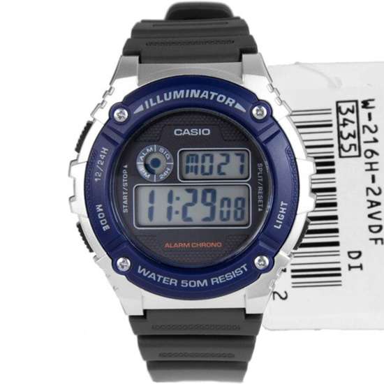 Casio W-216H-2AV W216H-2A Chronograph Digital Watch