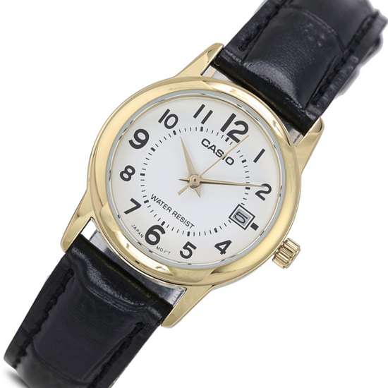 Casio LTP-V002GL-7B LTPV002GL-7B Female Leather Watch