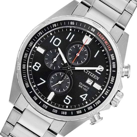 Citizen Quartz Chronograph AN3650-51E Stainless Steel Watch