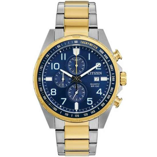 Citizen Quartz Chronograph AN3654-50L Stainless Steel Watch