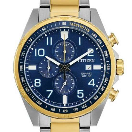 Citizen Quartz Chronograph AN3654-50L Stainless Steel Watch