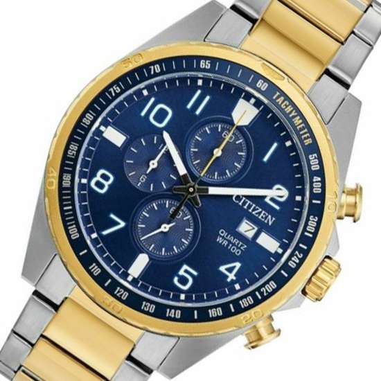 Citizen Quartz Chronograph AN3654-50L Stainless Steel Watch