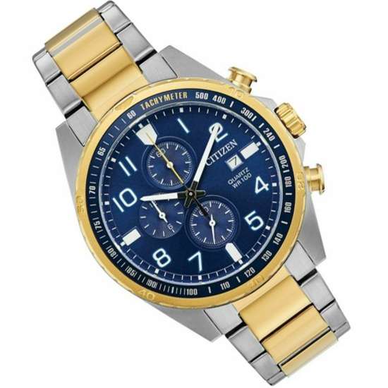Citizen Quartz Chronograph AN3654-50L Stainless Steel Watch