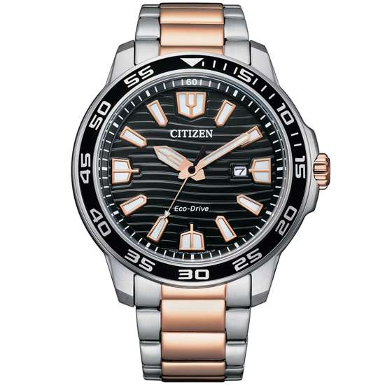 Citizen Eco-Drive AW1524-84E Black Dial Male Sports Watch