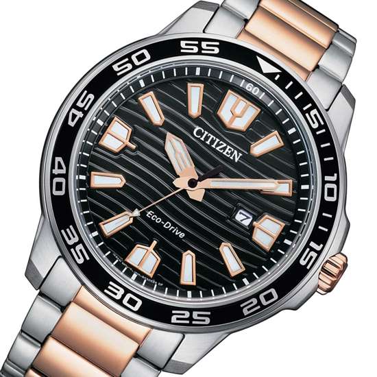 Citizen Eco-Drive AW1524-84E Black Dial Male Sports Watch