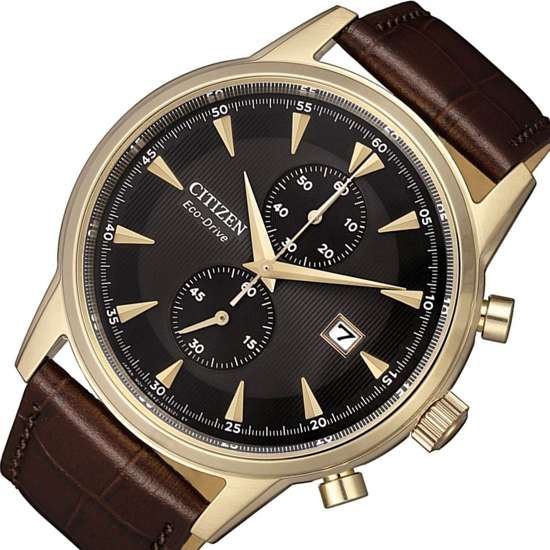 Citizen CA7008-11E Chronograph Leather Watch