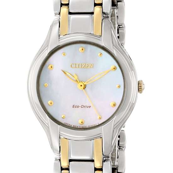 Citizen EM0284-51D Ladies Mother of Pear Watch