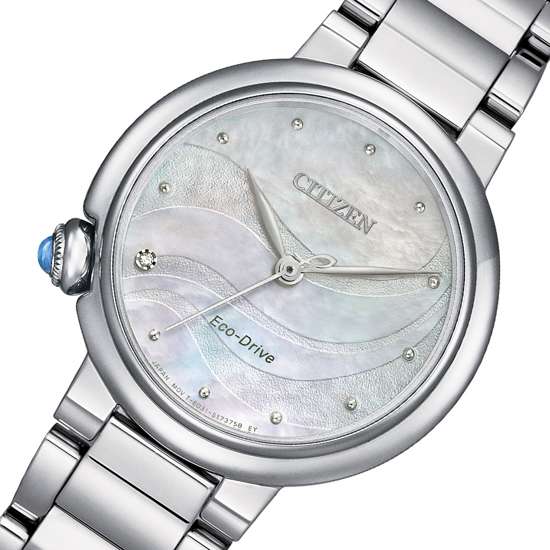 Citizen L Eco-Drive EM0910-80D Ladies Mother of Pearl Dial Watch