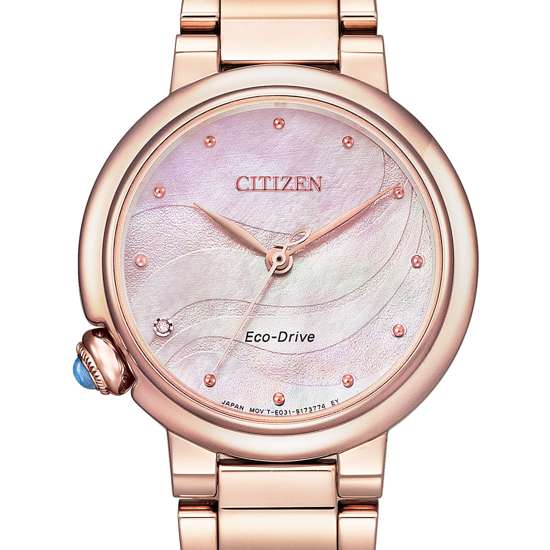 Citizen L Eco-Drive EM0912-84Y Ladies Rose Gold Dress Watch