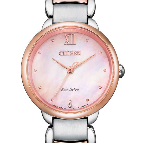 Citizen L Eco-Drive EM0924-85Y Ladies Mother of Pearl Dial Watch