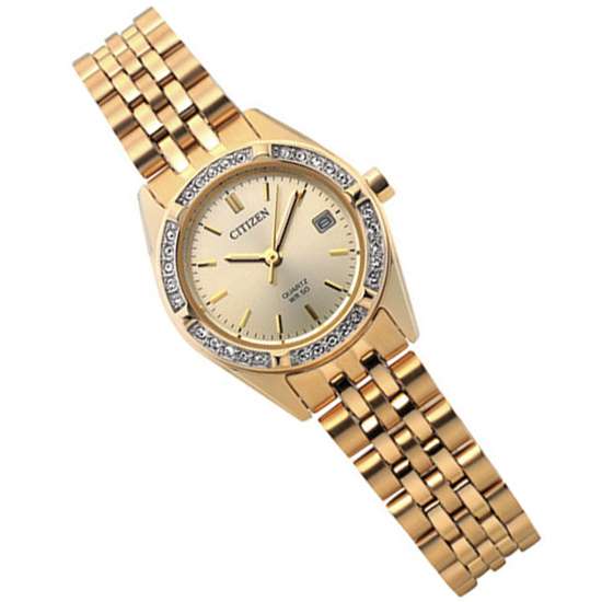 Citizen EU6062-50P Ladies Gold Fashion Watch