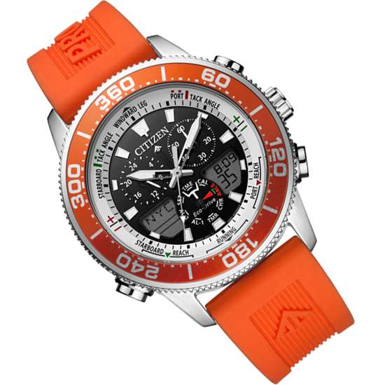 Citizen JR4061-18E Yacht Eco-Drive Orange Watch