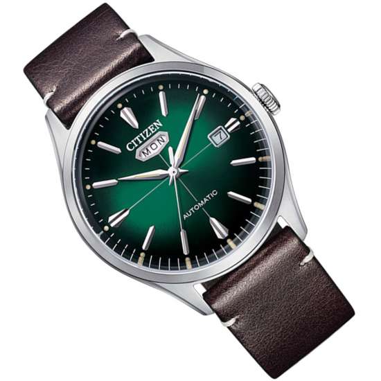 Citizen NH8390-03X Green Dial Automatic Mens Watch