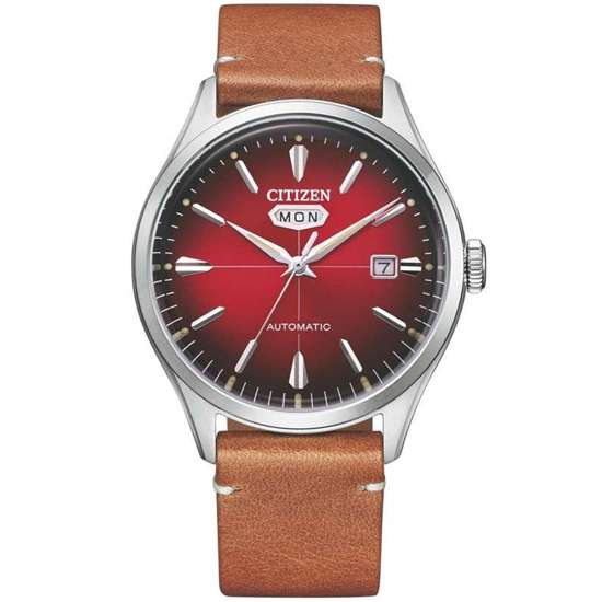 Citizen NH8390-11X Red Dial Automatic Mens Watch