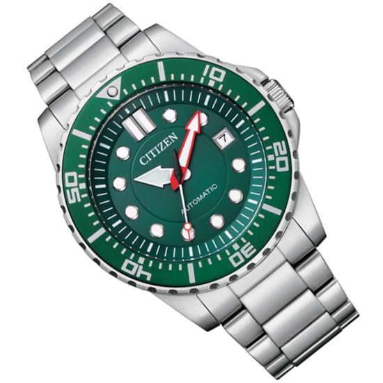 Citizen Mechanical Green Dial Sports Watch NJ0129-87 NJ0129-87X