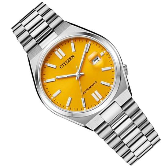 Citizen Mechanical NJ0150-81Z Yellow Dial Male Analog Casual Watch