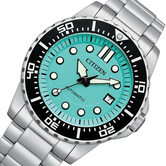 Citizen Urban NJ0170-83X Cyan Dial Automatic Stainless Steel Watch