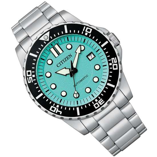 Citizen Urban NJ0170-83X Cyan Dial Automatic Stainless Steel Watch